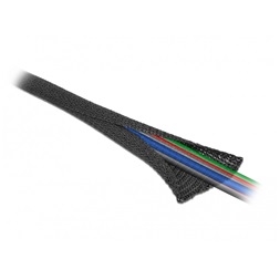 Delock 19179 Szőtt önzáródó karmantyú 2 m x 19 mm-es, fekete