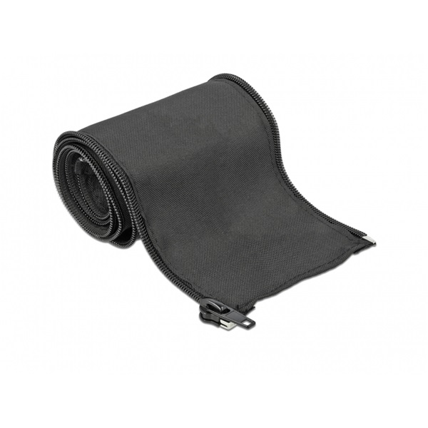Delock 19218 Szőtt önzáródó karmantyú 1 m x 35 mm-es fekete