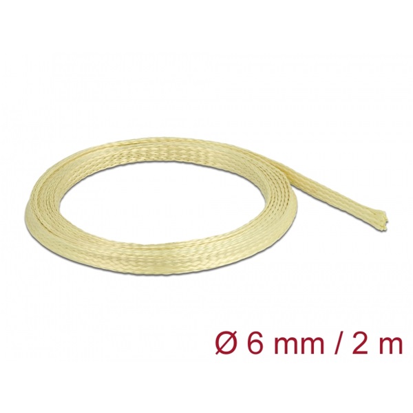 Delock 20798 2mx6mm aramid szálakból fonott kábelharisnya