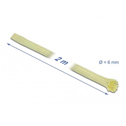 Delock 20798 2mx6mm aramid szálakból fonott kábelharisnya