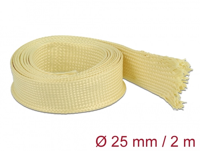 Delock 20801 2mx25mm aramid szálakból fonott kábelharisnya