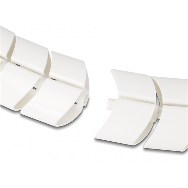 Delock 20803 75x45mm 5db-os fehér asztali kábelcsatorna kiegészítő elem