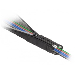 Delock 20847 hőálló EMI Shielding 1mx25mm fekete zipzáras fonott kábelharisnya