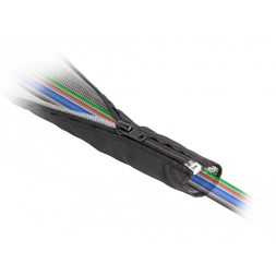 Delock 20849 hőálló EMI Shielding 1mx50mm fekete zipzáras fonott kábelharisnya