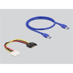 Delock 41430 60cm USB-kábellel x1-x16 PCI Express Riser kártya