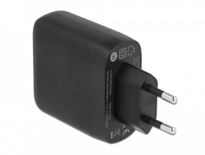 Delock 41455 USB-C PD 3.0 + USB-A 20W+12W hálózati töltő