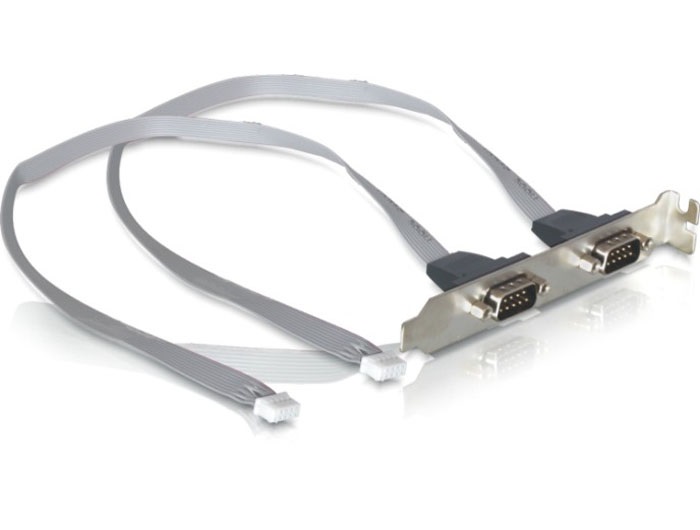 Delock 41791 belső 2x2mm COM port/külső 2xsoros DB9 PCI port