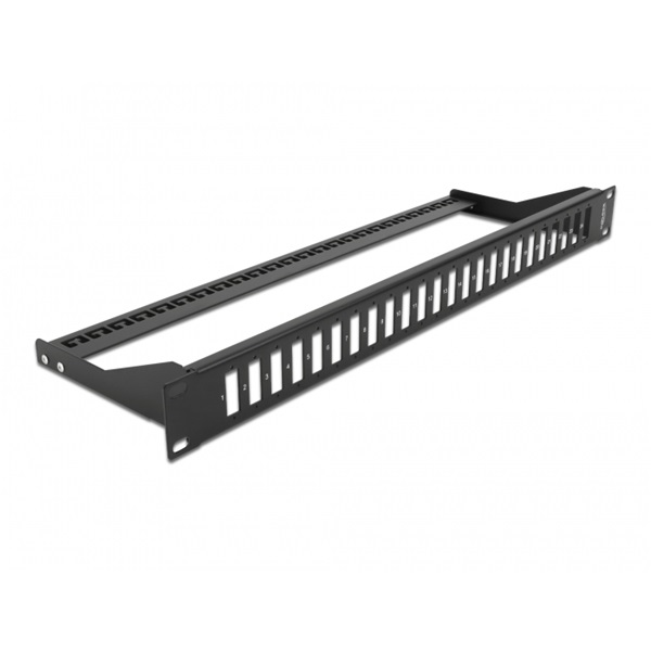 Delock 43406 19" SC Duplex/LC Quad-hez 24 portos szálpanel