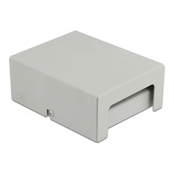 Delock 43407 4 portos szürke Keystone próbapanel