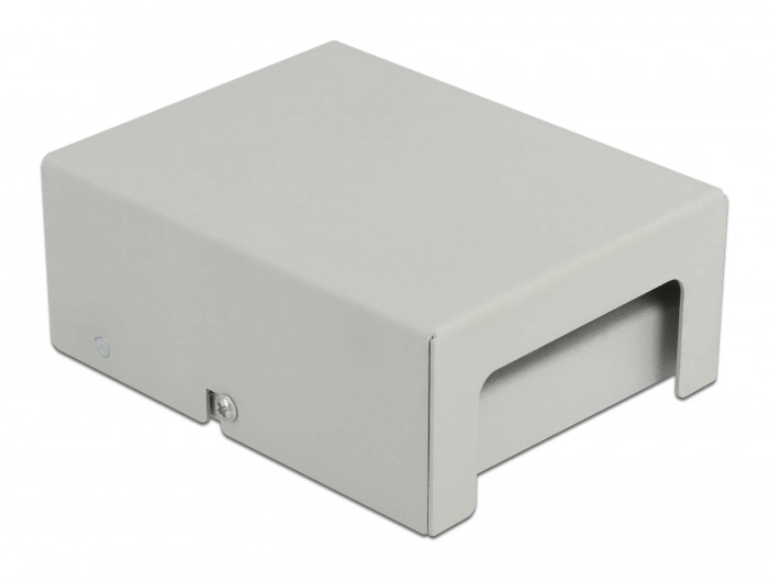 Delock 43407 4 portos szürke Keystone próbapanel