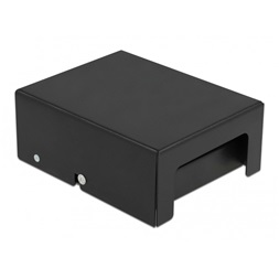 Delock 43409 4 portos fekete Keystone próbapanel