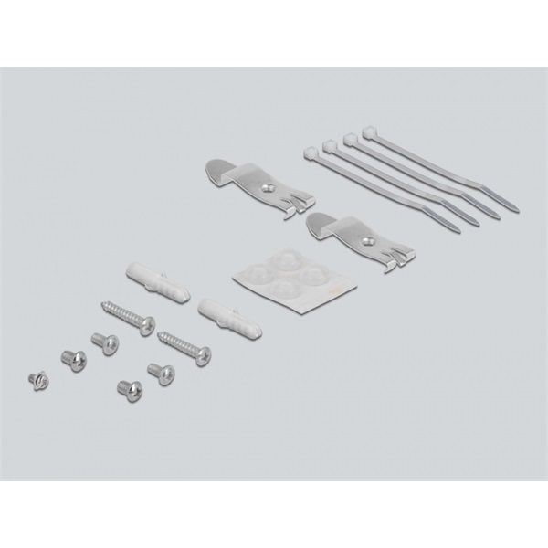 Delock 43409 4 portos fekete Keystone próbapanel