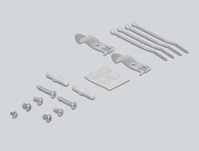 Delock 43409 4 portos fekete Keystone próbapanel
