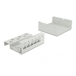 Delock 43410 6 portos szürke Keystone próbapanel
