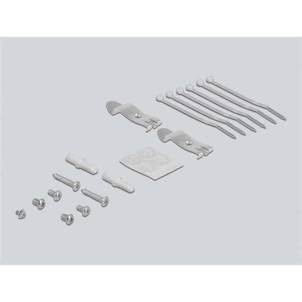 Delock 43411 6 portos fekete Keystone próbapanel