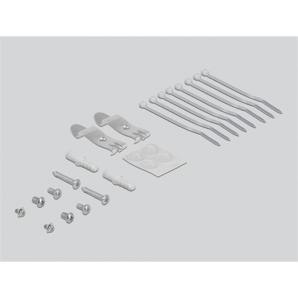 Delock 43412 8 portos szürke Keystone próbapanel