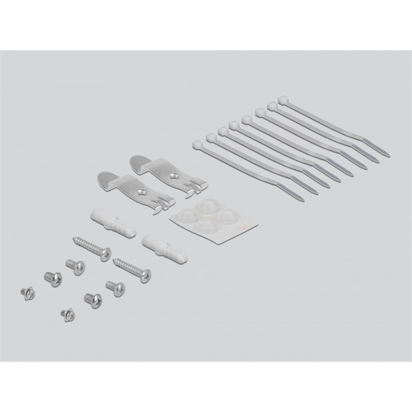 Delock 43413 8 portos fekete Keystone próbapanel