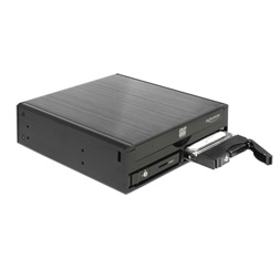Delock 47230 1x keskeny kivitelű 5.25" meghajtó + 2x 2.5" SATA tárhely mobil 5.25" beépítő keret
