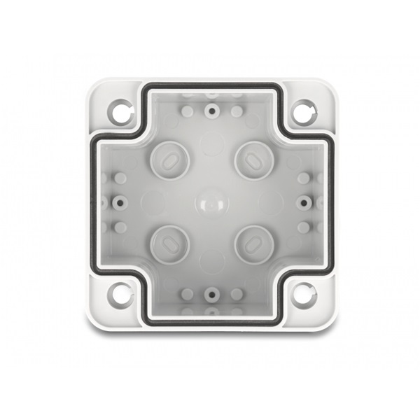 Delock 60396 IP65 vízhatlan 96x96x60mm szürke installációs ház