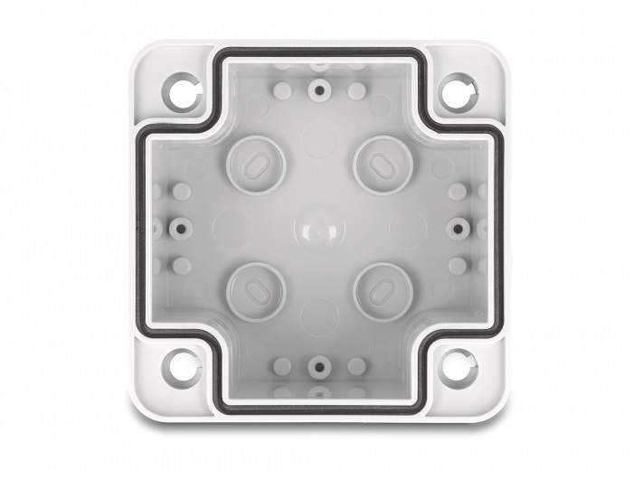 Delock 60396 IP65 vízhatlan 96x96x60mm szürke installációs ház