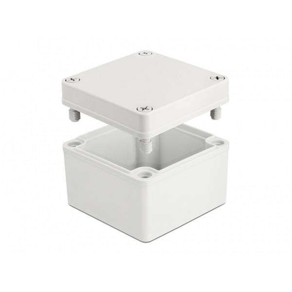 Delock 60397 IP65 vízhatlan 100x100x75mm szürke installációs ház