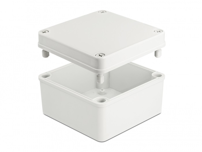 Delock 60398 IP65 vízhatlan 125x125x75mm szürke installációs ház