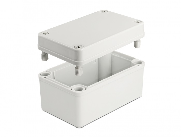 Delock 60399 IP65 vízhatlan 130x80x70mm szürke installációs ház