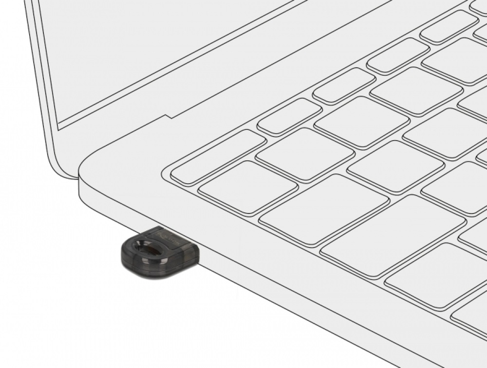 Delock 61012 USB 2.0 Bluetooth 5.0 mini adapter