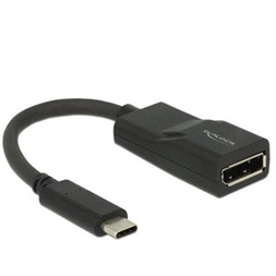 Delock 62748 USB Type-C apa - DisplayPort anya (DP váltakozó mód) 4K adapter