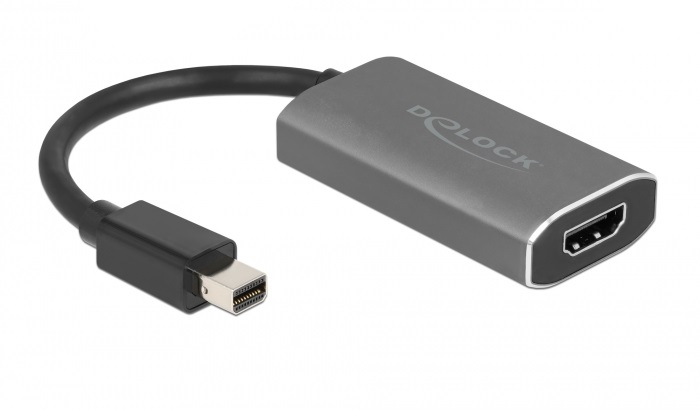 Delock 63200 mini DisplayPort 1.4 apa - HDMI 8K HDR anya aktív adapter
