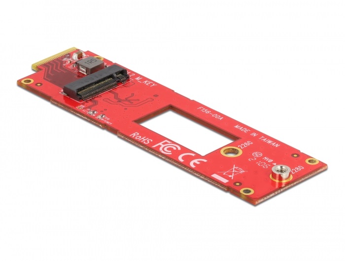 Delock 63797 EDSFF E1.S - M.2 M-key nyíláshoz NVMe átalakító