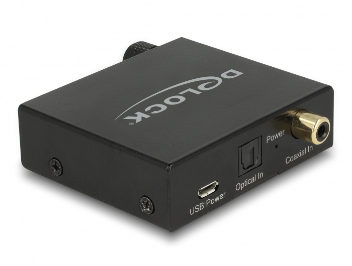 Delock 63972 Digitális audió átalakító analóg HD-hoz fejhallgató-erosítovel