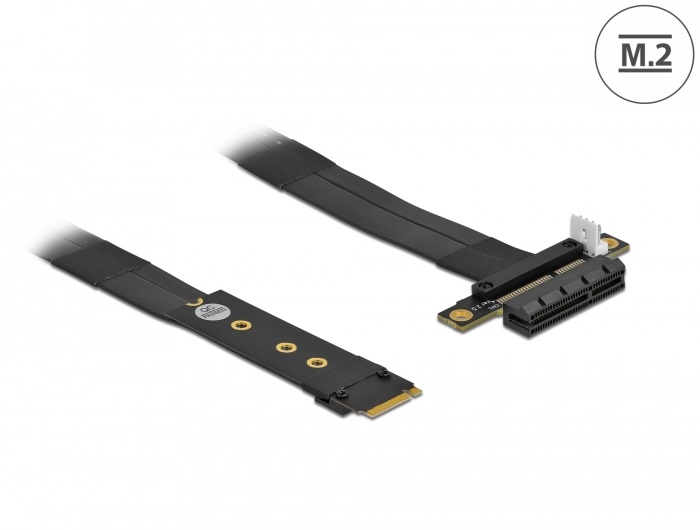 Delock 64131 M.2 M-key - PCIe x4 NVMe 20cm-es kábel adapter