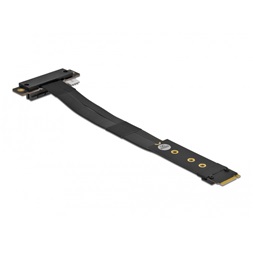 Delock 64132 M.2 M-key - PCIe x4 NVMe 20cm-es hajlított kábel adapter