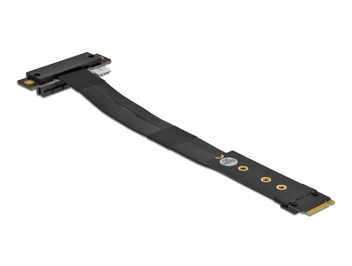 Delock 64132 M.2 M-key - PCIe x4 NVMe 20cm-es hajlított kábel adapter