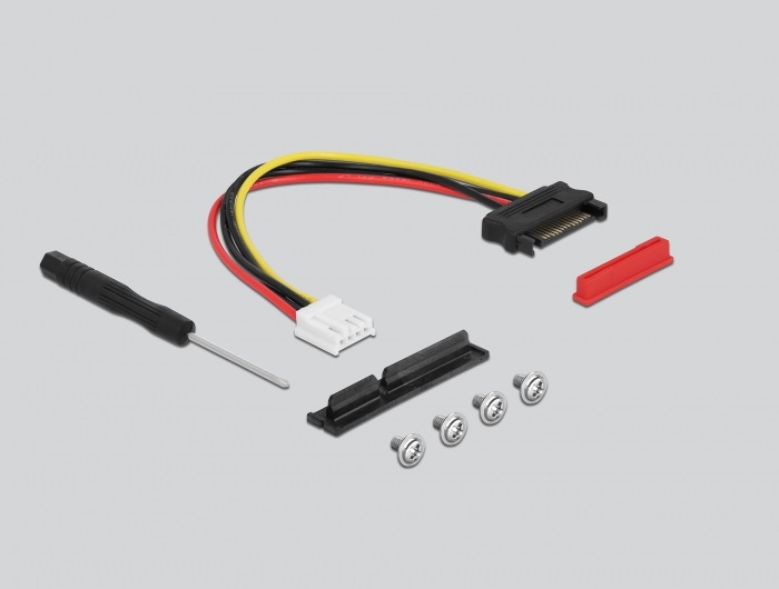 Delock 64132 M.2 M-key - PCIe x4 NVMe 20cm-es hajlított kábel adapter