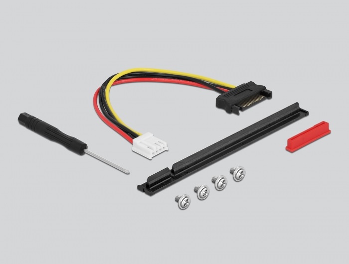 Delock 64134 M.2 M-key - PCIe x16 NVMe 20cm-es hajlított kábel adapter