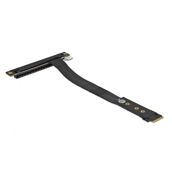 Delock 64134 M.2 M-key - PCIe x16 NVMe 20cm-es hajlított kábel adapter