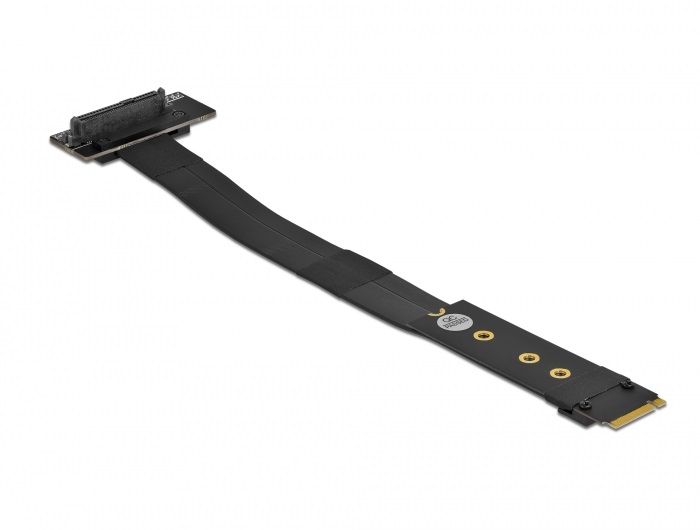 Delock 64135 M.2 M-key - U.2 SFF-8639 NVMe 20cm-es hajlított kábel adapter