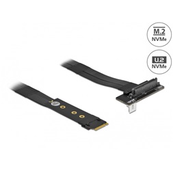 Delock 64135 M.2 M-key - U.2 SFF-8639 NVMe 20cm-es hajlított kábel adapter