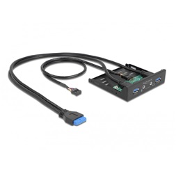 Delock 64150 2xUSB-A 3.2 Gen 1 + HD-Audio 3,5" beépíthető panel