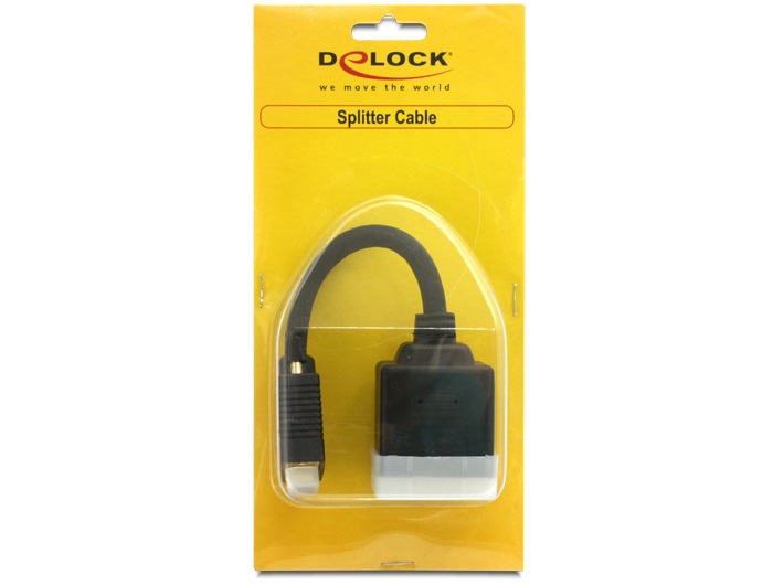 Delock 65060 VGA apa - 2xVGA anya adapter