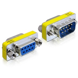 Delock 65249 Adapter Sub-D9 pin male / female