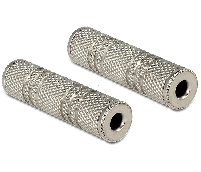 Delock 65547 sztereó jack 3.5 mm anya - anya 3 pin audio adapter
