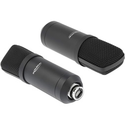 Delock 66300 Professzionális kondenzátor mikrofon-szett USB csatlakozóval podcasting-hoz és lejátszáshoz