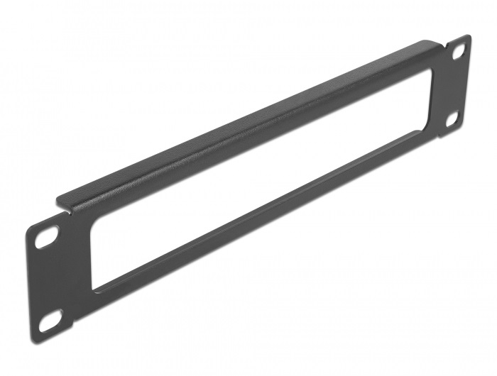 Delock 66672 10" 1U nyitott fekete panel