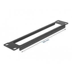 Delock 66672 10" 1U nyitott fekete panel
