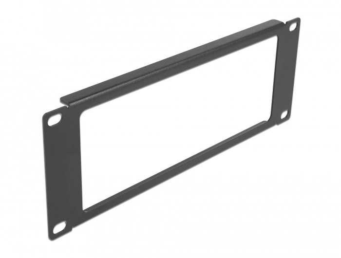 Delock 66673 10" 2U nyitott fekete panel