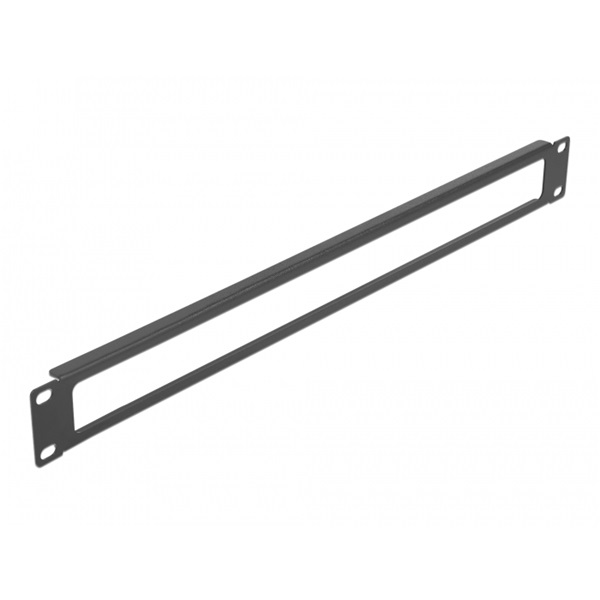 Delock 66674 19" 1U nyitott fekete panel