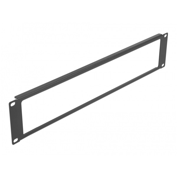 Delock 66675 19" 2U nyitott fekete panel